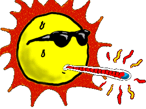 Sun with a temperature